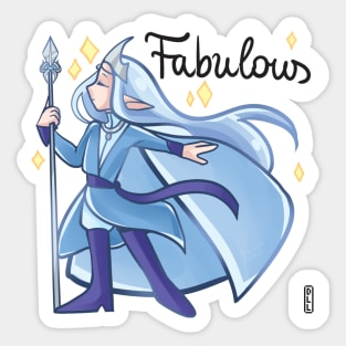 Fabulous Elf king Sticker